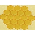 thumbnail image 1 of Ahgly Company Machine Washable Indoor Rectangle Transitional Bold Yellow Area Rugs, 8' x 12', 1 of 7