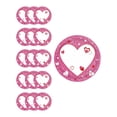 thumbnail image 2 of Uklsqma Disposable Valentine’S Day Party Tableware Set | Pink Glitter Heart Paper Plates Cups Tissues | 7-In & 9-In Sizes | Romantic Festive Dinnerware for February 14 Celebrations, 2 of 6