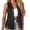 Black, variant on Women's Bohemian Fringed Vest Sleeveless Jacket Hippie Tassel Cardigan Casual Open Front Western Outerwear Beige XXL