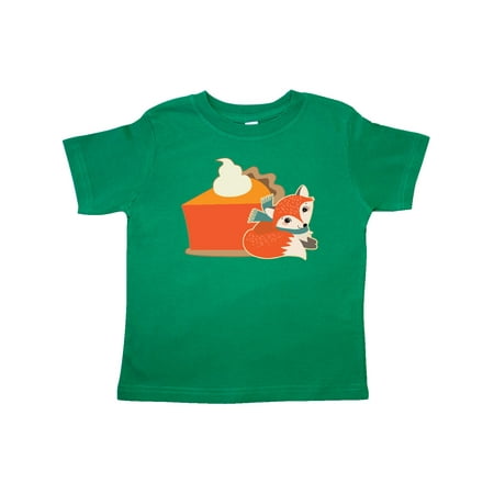 

Inktastic Thanksgiving Fox Pumpkin Pie Gift Toddler Boy or Toddler Girl T-Shirt