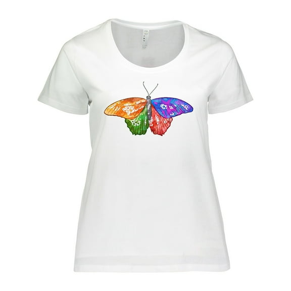 Inktastic Artistic Butterfly Women's Plus Size T-Shirt