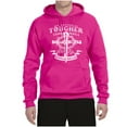 thumbnail image 2 of Wild Bobby, My Savior Is Tougher Than Nails Revelation 1:18, Inspirational Christian, Unisex Graphic Hoodie Sweatshirt, Fuschia, 3X-Large, 2 of 5