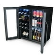 thumbnail image 3 of Newair Shadow Series Wine Cooler Refrigerator 18 Bottles & 59 Cans Dual Temperature Zones, Freestanding Mirrored Wine and Beverage Fridge, 3 of 18