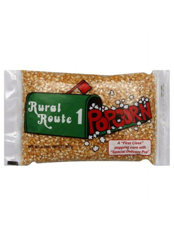 Rural Route 1 Popcorn - Popping Corn Yellow - Case of 12 - 2 LB