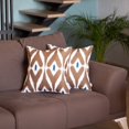 thumbnail image 1 of Ikat Housse de Coussin Décorative Carrée 18 Pouces (Ensemble de 2), 1 of 1