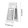 thumbnail image 2 of Vertical Double-Sided Grater, Potato, Cucumber, and Radish Shredder for Kitchen, Stainless Steel Multi-Use Vegetable Grater, Efficient Shredding Tool with Detachable Container, 2 of 2