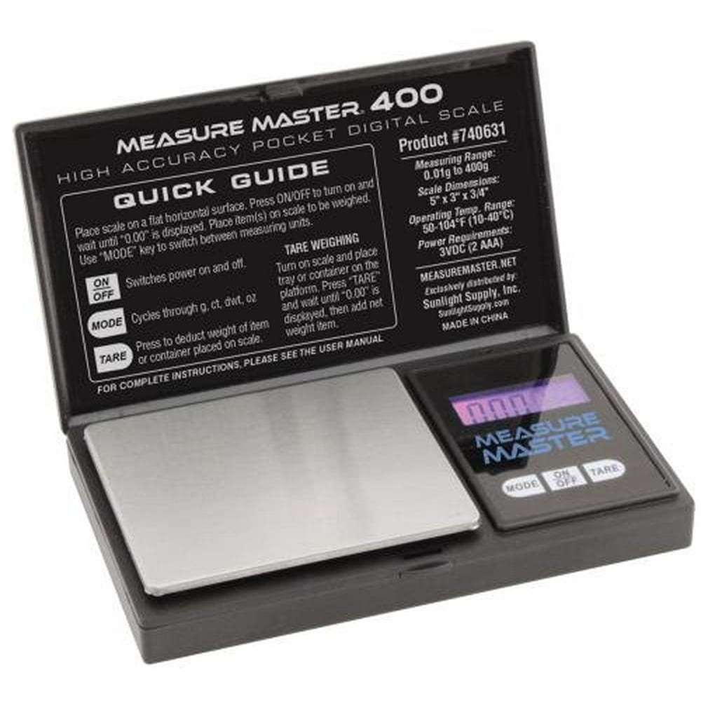 740631 High Accuracy Digital Scale, 400 g, This scale can be used for a