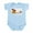 Sky Blue, variant on CafePress - Jamaica Infant Bodysuit - Baby Light Bodysuit, Size Newborn - 24 Months