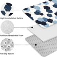 thumbnail image 5 of Blue Gold Hexagon Marble Bathroom Rugs Sets 3 Piece,Toilet Cover Set,Absorbent Non Slip Bathroom Mats Sets with U-Shaped Contour Rug Toilet Rug Set, 5 of 5