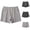 Style1-Gray mens shorts, variant on Mceream Mens Striped Casual Shorts Summer Beach Short Pant Drawstring Elastic Waist Shorts with Pockets Gray XL