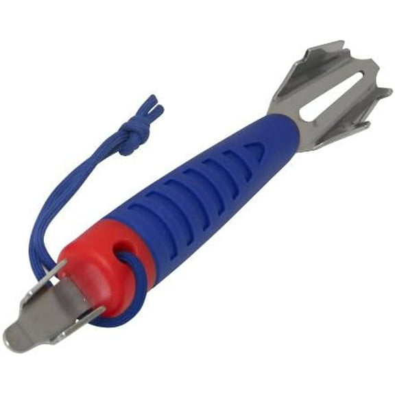 DeckMate 6-in-1 Boat Tool, Includes 2 Deck Keys, Shackle Key, Zipper Pull, Screwdriver, and Hex Tool