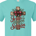 thumbnail image 4 of Inktastic Jesus is the Reason for the Season Christian Cross T-Shirt, 4 of 5