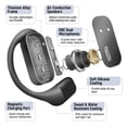 thumbnail image 5 of GROOVZ Open-Ear True Wireless Headphones with Charging Case - FLORAL, 5 of 6
