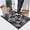 Black, variant on Buganda Indoor Door Mat, Non Slip Absorbent Resist Dirt Entrance Mat, Grey, 24"x 36"