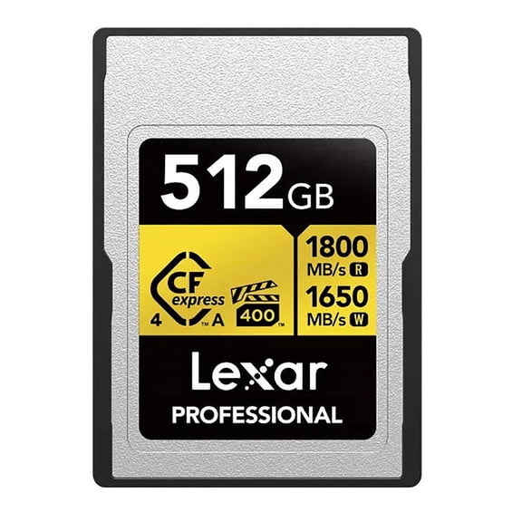 Lexar Gold Series Professional 512GB CFexpress 4.0 Type-A Memory Card