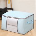 thumbnail image 5 of Steadline Extra Large Underbed Storage Bag With Clear Window - Heavy Duty Fabric Organizer For Seasonal Clothing And Bedding Double Zipper Closure With Reinforced Handles 60x40x35cm, 5 of 6