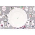 thumbnail image 2 of 6pcs Set of Cute Happy Easter Characters Placemat - 12x18in - Washable Heat Crease Resistant Printed Place Mat for Kitchen Dinner Table, 2 of 7