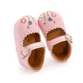 thumbnail image 5 of Fozruso Baby Sneakers Embroidered Soft Sole First Walking Shoes For Non Flexible Sole Breathable Comfortable Design For Girls And Boys,Sizes 11(0-6 Months), 5 of 6