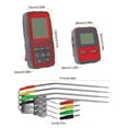 thumbnail image 4 of Wireless Meat Thermometer with 2 Probes, 150m/500ft BT Range, Backlit LCD Display, High Accuracy (±1℃), Alarm & Timer Functions, Magnetic Base & Hanging Bracket for Outdoor BBQ, Camping, Kitchen, 4 of 6