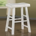 thumbnail image 1 of Rubber Wood Bar Stool Set Of 2 White, 1 of 1