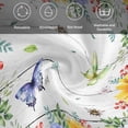 thumbnail image 6 of Cloth Napkins Set of 2 - 20x20 Inches, Spring Flowers Washable Reusable Table Napkins, Watercolor Sunflowers Daisy Butterflies Wood Soft & Absortbent Dining Napkin for Party Wedding Hotel Restaurant, 6 of 8