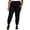 Black, variant on Tinseltown Womens Plus Juniors High Rise Jogger Jeans
