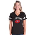 thumbnail image 1 of Womens Tennessee Nashville Football V-Neck T-Shirt, 1 of 5
