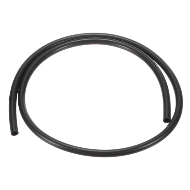1 Paquete de Tubo de Silicona de 1 Metro, 6x9mm (IDxOD) Tubo de Caucho de Silicona Manguera Flexible Negra