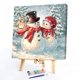 thumbnail image 2 of Muñeco de nieve acrílico en la nieve pintura al óleo por números Kit DIY pintura sin marco regalo Hugtrwg Para estrenar, 2 of 9