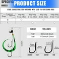 thumbnail image 3 of Cuttlefish Jigs Head Fishing Hook 3pcs Jigs Baits Soft Squid Skirt Hook Glow Metal Jigging Lure, 3 of 8