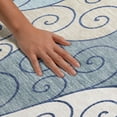 thumbnail image 3 of Addison Rugs Mayfield Premium Machine Washable Transitional Spiral Sky Rectangle Rug, 3' x 5', 3 of 8