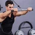 thumbnail image 2 of 2X Pull Down Bar Gym Rotating Straight Bar for Cable Machine Attachments Workout Biceps Gym Training Equipment, 2 of 8