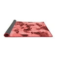 thumbnail image 2 of Ahgly Company Indoor Round Abstract Red Modern Area Rugs, 4' Round, 2 of 4