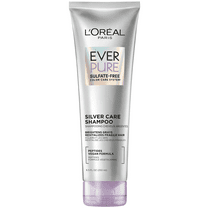 L'Oreal Paris Ever Pure Silver Care Color Protection Shampoo, Peptides, All Hair Types, 8.5 fl oz