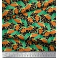 thumbnail image 3 of Soimoi Poly Georgette Fabric Berries & Autumn Leaves Printed Craft Fabric by The Yard 42 Inch Wide, 3 of 3