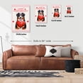 thumbnail image 5 of Happy Valentine's Day Bernese Mountain Dog Brings Love Heart Vertical Matte Canvas Poster Berner Lover Gifts Wall Art Home Decor - 02028, 5 of 5