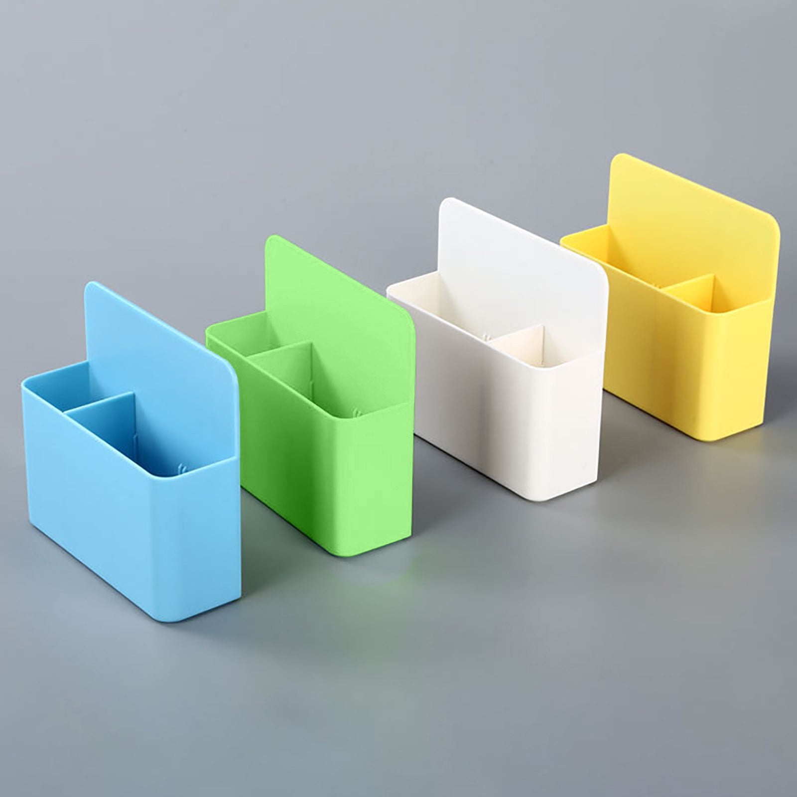 4PCS Pen Holder for Refrigerator, Dry Erase Marker Holder for Whiteboard, Strong Storage Organizer for Locker, Office Desk, Pencil Cup Pen Caddy, 4.7"x3.9"