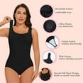 thumbnail image 3 of MANIFIQUE Bodysuit for Women Tummy Control Seamless Tops Compression Butt Lifer Shapewear Bodysuits, 3 of 6