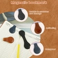 thumbnail image 3 of HLONK Leather Magnetic Bookmark  Vintage Bookmarks for Reading  Multicolor  3 Pack, 3 of 7