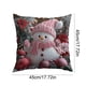 thumbnail image 3 of Fundas de almohada navideñas | Fundas decorativas para cojines de 45 x 45 cm | Tejido suave y afelpado con cremallera oculta para sofá, cama, sala de estar y decoración del hogar., 3 of 6