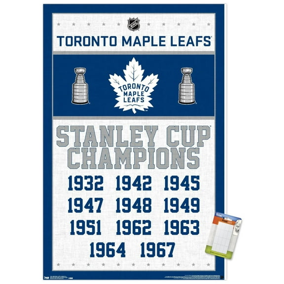 NHL Toronto Maple Leafs - Champions 16 Wall Poster, 22.375" x 34"