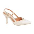 thumbnail image 1 of Zapatilla destalonada mujer Vizzano 11841718 tacón 9cm crema 23.5, 1 of 5