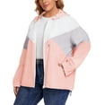 thumbnail image 3 of Avoogue Women Plus Size Waterproof Rain Jacket Raincoat Packable Outdoor Hooded Windbreaker, 3 of 7