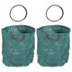 thumbnail image 1 of Bolsa de recolección de flores Ticfox 2 uds 72 galones almacenamiento de hojas de césped, 1 of 14