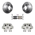 thumbnail image 1 of Transit Auto Rear Disc Brake Caliper Rotors and Ceramic Pads Kit for Car 2017-2019 Chevrolet Suburban HD with 8 Lug Wheels KC8-101129N, 1 of 11