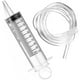 thumbnail image 1 of Jeringa de plástico con manguera flexible, jeringa medidora de plástico grande para laboratorios científicos, aplicador de pegamento, experimentos, 1 of 5