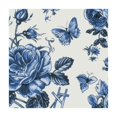 thumbnail image 4 of BANET Spring Tablecloth Square , Blue Watercolor Flower Table Cloth, Floral Tablecloths Polyester Fabric Farmhouse Decorative for Spring Home Kitchen Dining Party 46*46, 4 of 8
