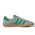 thumbnail image 3 of Zapatillas de tabla de corte bajo ligeras y antideslizantes Bermmuda de Adidas Originals para mujer, color verde claro, 3 of 4
