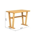 thumbnail image 3 of YIYADO Farmhouse Solid Wood Dining Room Corner Set, Seating 6, Space Saving High Top Corner Table with Bench and Chair, Natural + White, 3 of 6