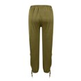 thumbnail image 5 of Chbgutlmr Womens Pants Elastic Waisted Comfy Baggy Side Drawstring Casual Cropped Trousers Summer Fashion, 5 of 7